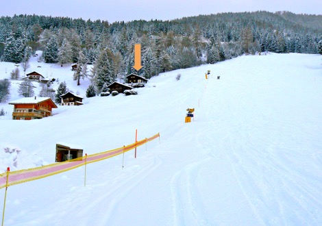 Chalet an der Talabfahrt zur Tracouet Gondelbahn, Haute-Nendaz